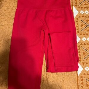 Amazon Women's Red Leggings